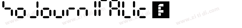sojourn italic 字体字体转换